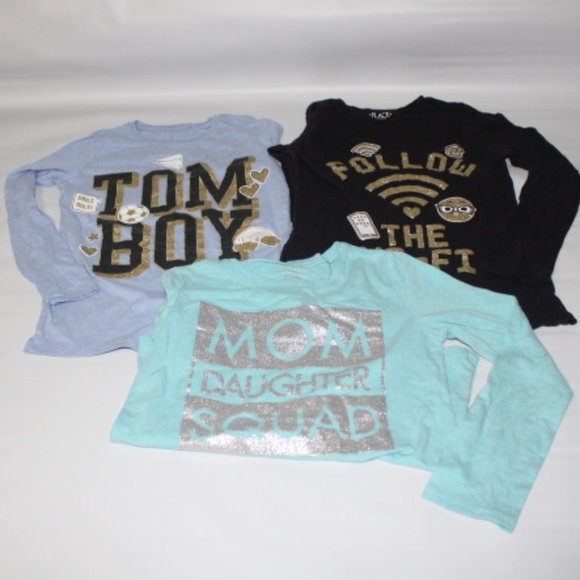 The Children Place Girls Long sleeve Tees Size 7/8 - Picture 2 of 15